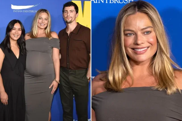 FOTOT/ Margot Robbie bën daljen e parë publike shtatzënë, merr pjesë në premierën e filmit ‘My Old Ass’