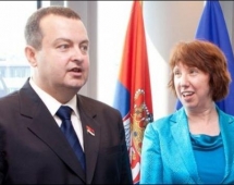 Catherine Ashton takohet sot me Ivica Daçiç