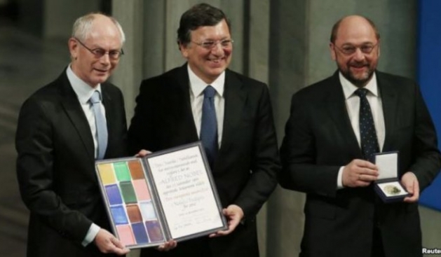 Çmim Nobel për Paqe për liderët e BE-së