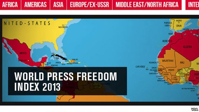 Gazetarët pa kufi, Shqipëria zbret 6 vende në treguesit e lirisë së shtypit