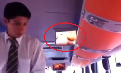 Video porno e transmetuar gabimisht në autobuz (VIDEO)