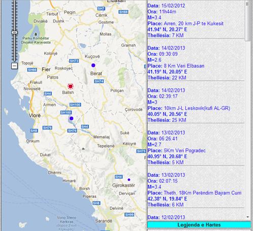Tërmet i vogël në zonën naftëmbajtëse të Ballshit