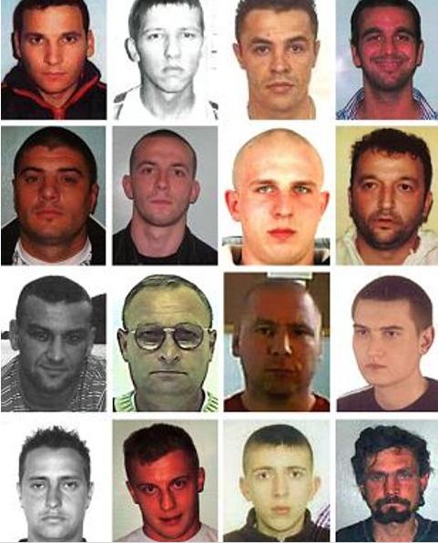Dy shqiptarë, ndër 16 kriminelët më të kërkuar në Europë (FOTO)