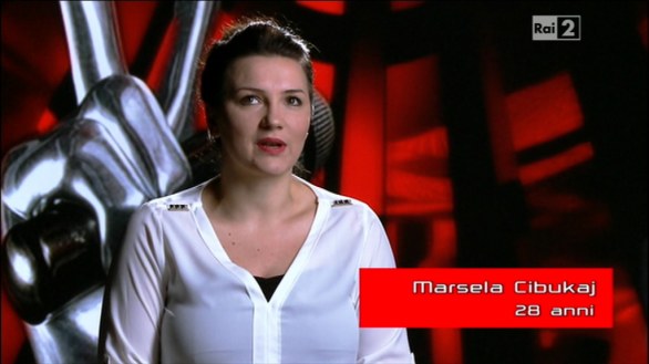 Marsela Cibukaj në &#8220;The Voice Italia&#8221;