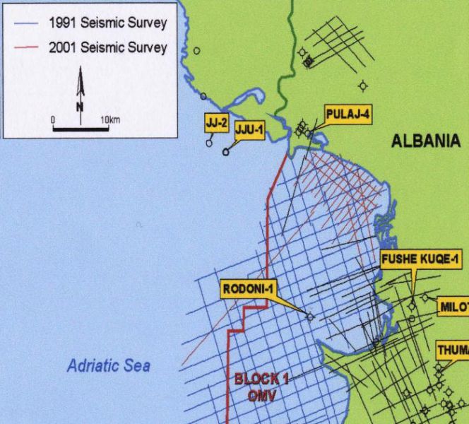 Anglezët: Shqipëria pezullon licencën për naftë në Rodonin e Veriut (në det)