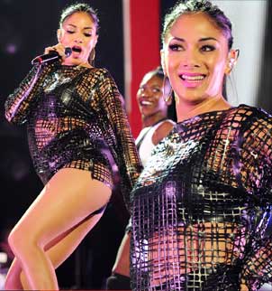 Nicole Scherzinger performancë të shkëlqyer në koncert