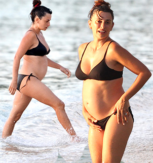 Penelope Cruz me bikini, pa &#8220;make-up&#8221;