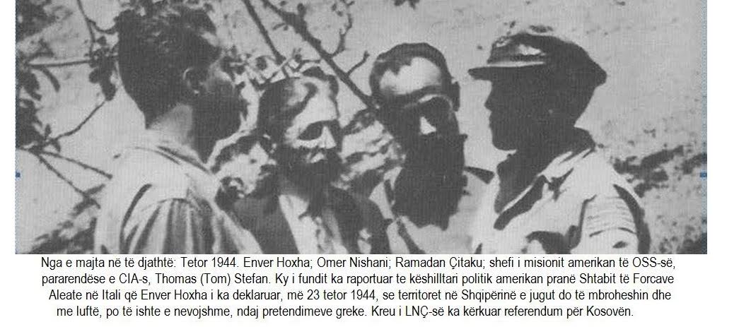 Tetor 1944. SHBA: Stabilitet, jo pushtimit grek të Shqipërisë së jugut