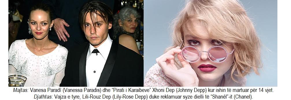 Vajza e Johnny Depp, Lily-Rose: fytyra e re e syzeve të diellit “Chanel”