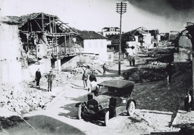 Bulevardi kryesor i Durrësit, ja fotot pas tërmetit të vitit 1926
