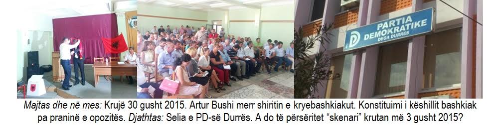 Konstituimi i këshillit bashkiak / A do të marrë shembull PD Durrës nga Kruja?