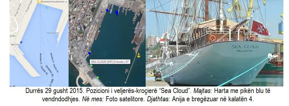 Durrës. Mbërrin “Sea Cloud”, veliera më e famshme në botë (foto)