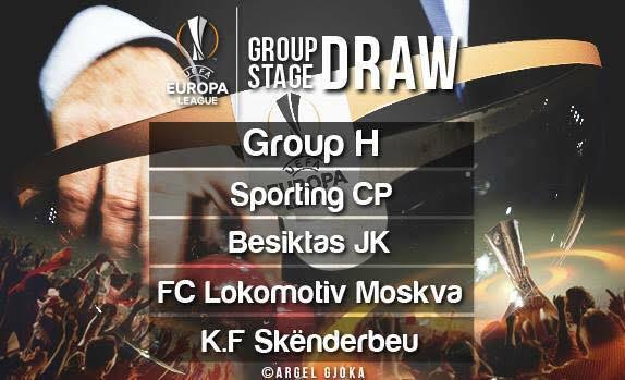 Europa League, Skënderbeu udhëton nga Lisbona në Moskë