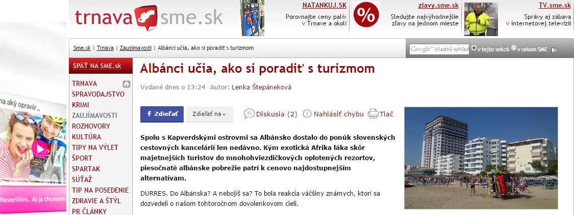 Gazetarja sllovake: Si kaluam 8 ditë në plazhin e Durrësit