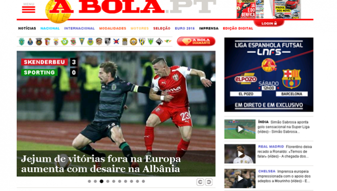 Mediat portugeze: Sportingu, turpi europian!