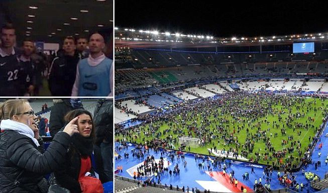 Lojtarët e shokuar të Gjermanisë kaluan natën në “Stade de France”