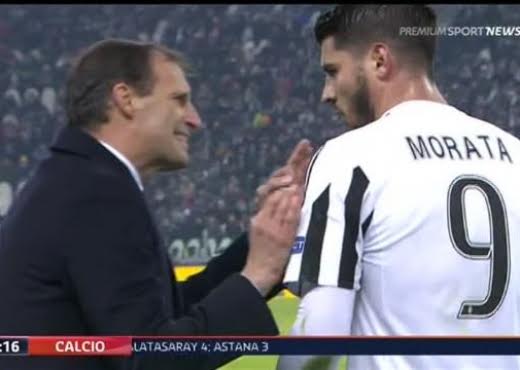 Allegri Moratës: Nëse nuk e ngre kokën për të pasuar, të nxjerr nga fusha