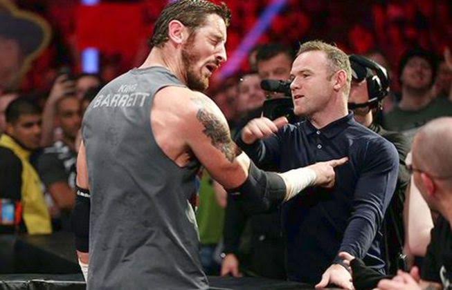 Rooney godet wrestlerin në një ndeshje të WWE