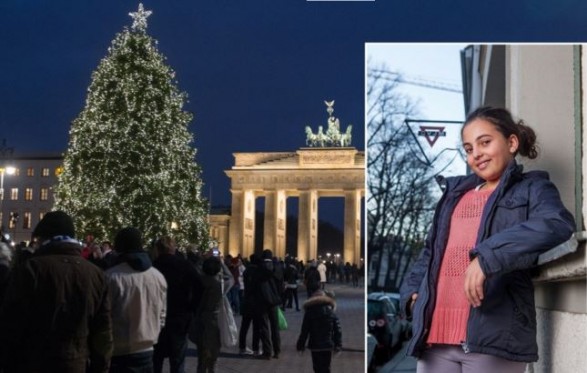 Shqiptarja ndez dritat e bredhit në qytetin e Berlinit