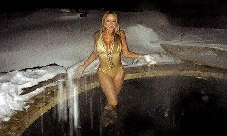 Mariah Carey mposht të ftohtin