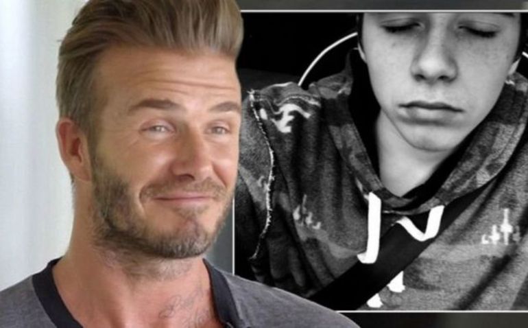 Beckham, vë në vështirësi djalin në Instagram