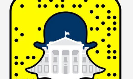 Shtëpia e Bardhë tashmë dhe në Snapchat
