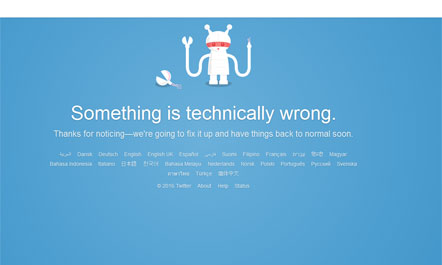 Twitter jashtë funksionit