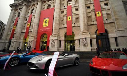 Ferrari debuton në bursën italiane