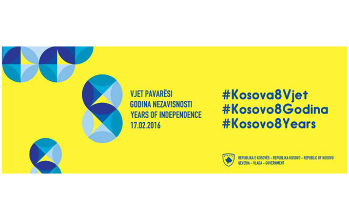 Kosovë, 8-vjetori i pavarësisë, zbulohet logoja zyrtare e festimeve