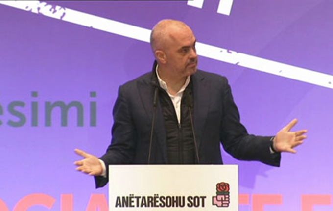 Kavajë, kryeministri Rama: Shtet në këtë vend bën vetëm Partia Socialiste