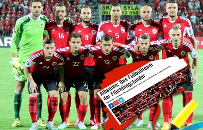 Austria e quan Shqipërinë “xhuxhi i futbollit”, si “kombëtaren e refugjatëve”