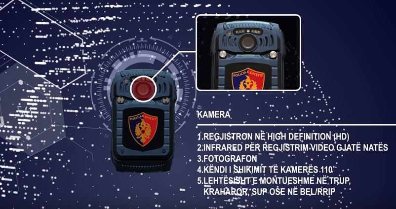 VIDEO/ Ja si funksionojnë kamerat e trupit të policëve