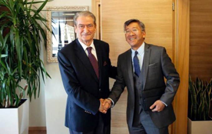 Reforma në drejtësi, Berisha pret ambasadorin amerikan Lu