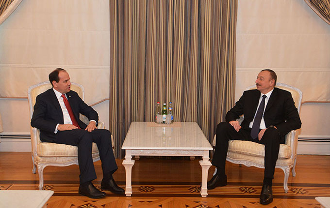 Azerbajxhan, presidenti Nishani takon homologun Aliyev, diskutohet gazsjellësi TAP