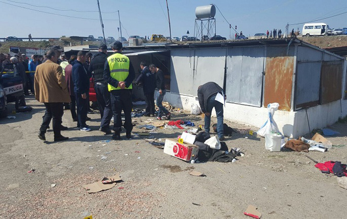 Milot, aksident tragjik në pazar, shoferi ishte invalid dhe pa patentë