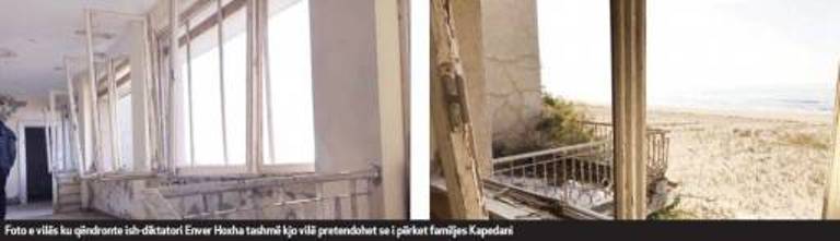 Ish-vila e Enverit në Durrës do t’i jepet familjes Kapedani