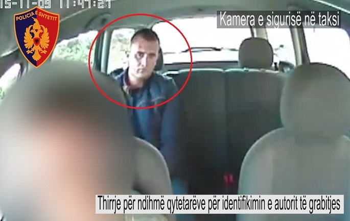 VIDEO/ Grabitja e taksistit në mes të Tiranës, 2 mln lekë kush identifikon autorin
