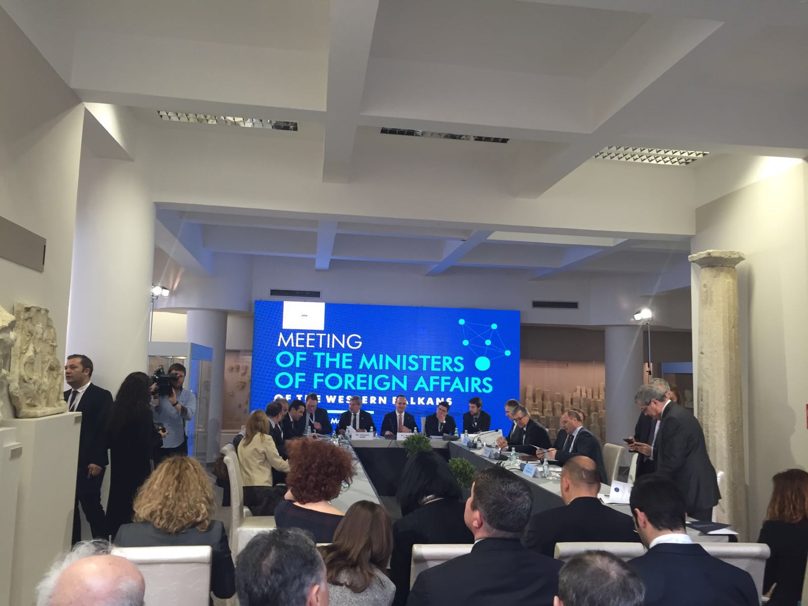 Durrës, projektet për Ballkanin, ministrat mblidhen te Muzeu Arkeologjik