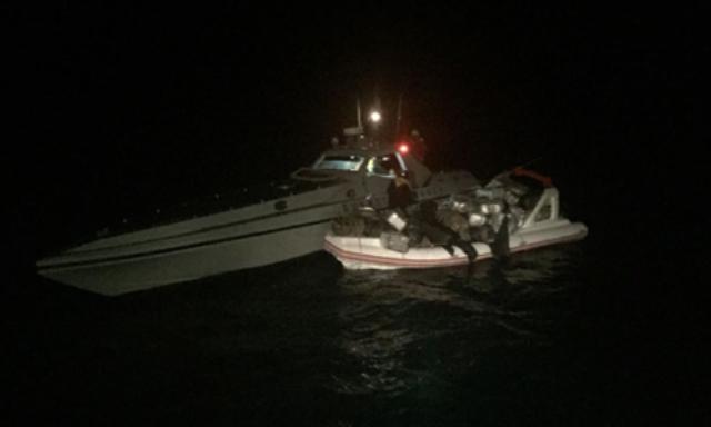 Ndjekje 1 orë në det gomones së drogës, arratisen trafikantët