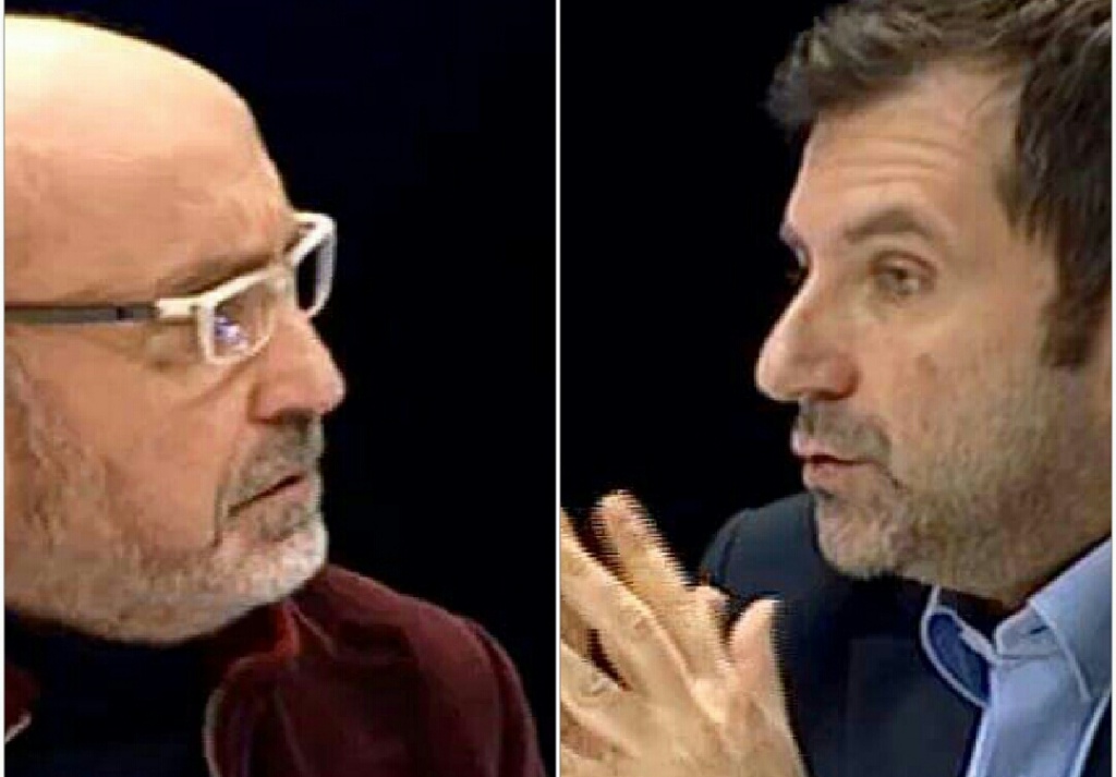 Lubonja sherr me Andi Bushatin, përplas shishen e ujit dhe ofendon: Ti qenke idiot!