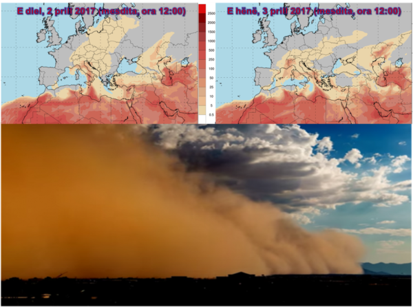 ‘Çmendet’ moti/ Ja ç’do të ndodhë të hënën në Shqipëri me grimcat afrikane