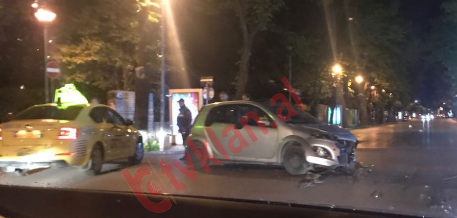 Aksident i frikshëm në zonën e ish-Bllokut (Foto)