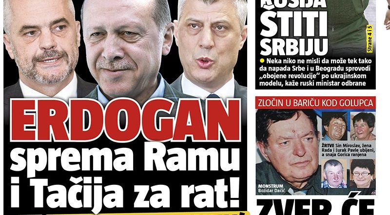 Mediat serbe pranë Vuçiçit: Si po i ndihmon Erdogani, Thaçin e Ramën për luftë