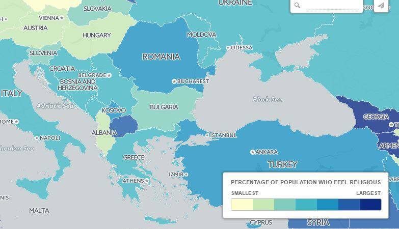 Cilët janë shtetet më fetare në Ballkan, ja ku renditet Shqipëria