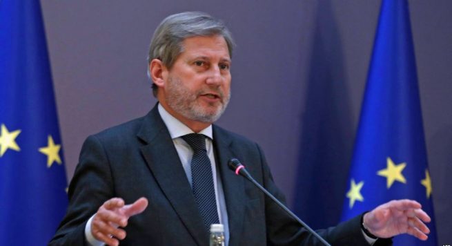 Letra për ambasadoren Vlahutin, komisioneri Hahn falënderon Kadarenë