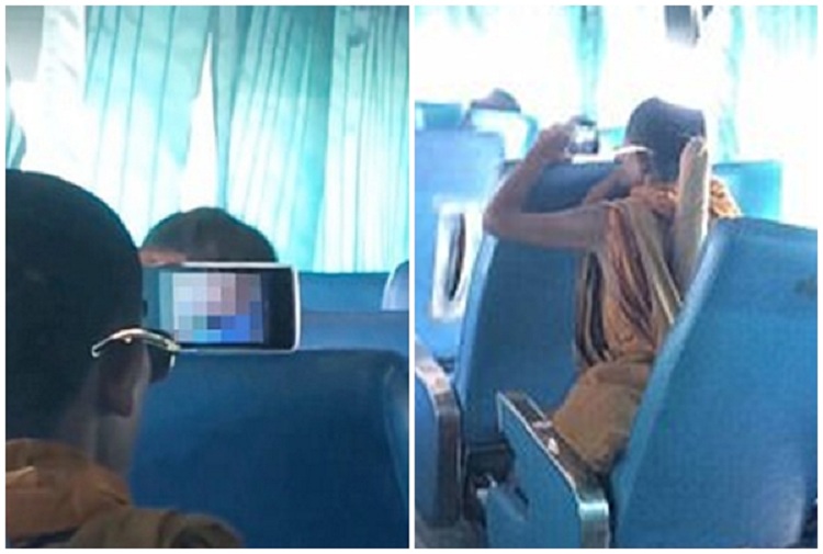 VIDEO +16/ Shokohet kur hedh sytë nga sedilja përpara në autobus