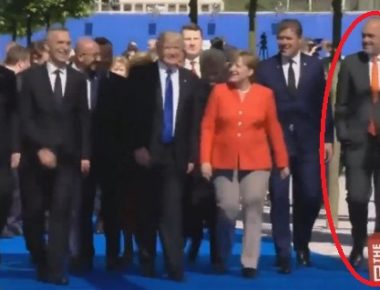 Rama përkrah Merkel në Bruksel, si shkoi “përballja” e parë me Trump (VIDEO)
