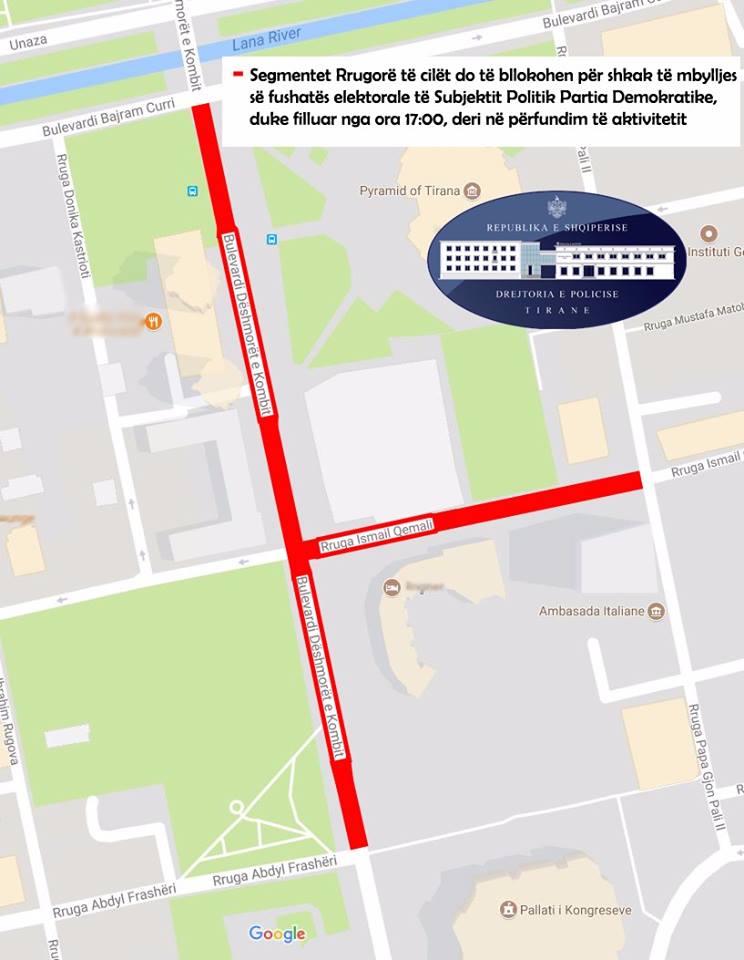 Bllokohen rrugët, ndryshohen stacionet e urbanëve. Ja ç’ndodh sot në Tiranë