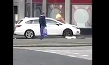 Grindet me burrin, gruaja del jashtë kontrollit (VIDEO)