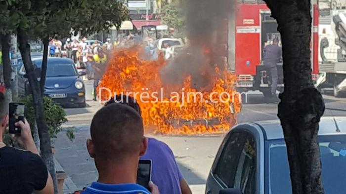 Pas djegies së makinës, reagon prefekti i Durrësit